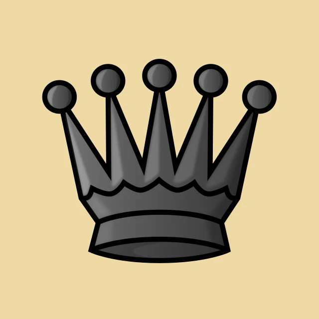 Black queen chess piece: what it looks like on the board
