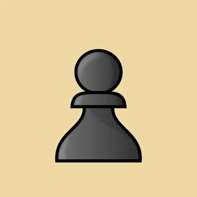 Black pawn chess piece: what it looks like on the board