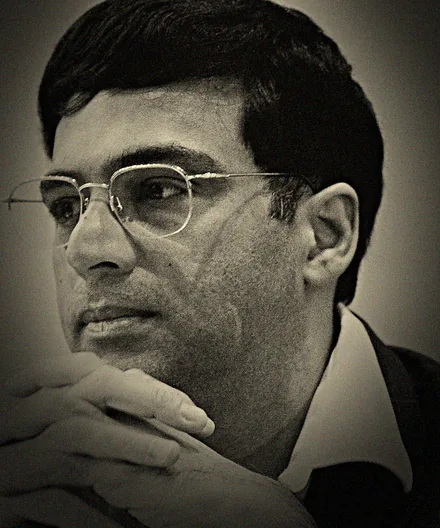 Viswanathan Anand — стилизованный портрет